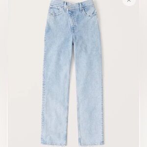 Abercrombie & Fitch Curve Love 90s Straight Jeans
